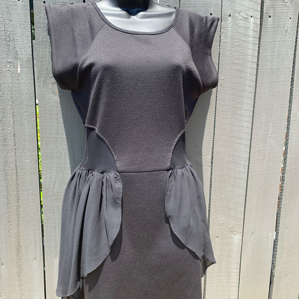 Black Dress with Sheer sides
